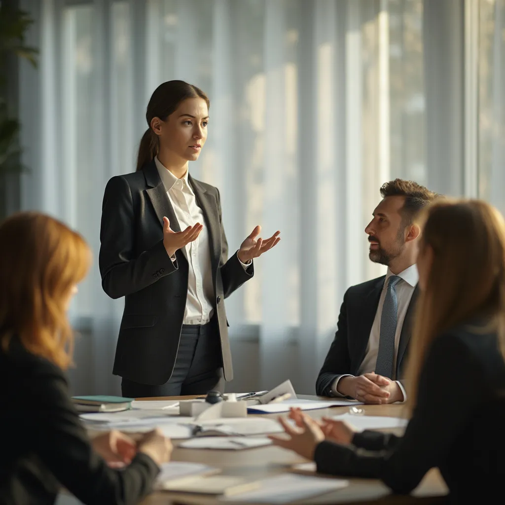 Consulenza business con grafici moderni