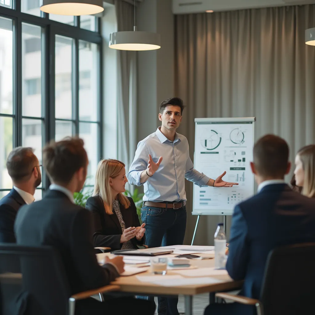 Discussione strategica tra business partner